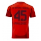 Bayern Munich Aleksandar Pavlovic #45 Replike Domaci Dres 2024-25 Kratak Rukav